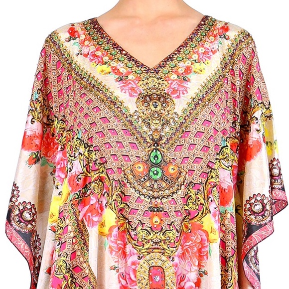 Print Kaftan Dress-Designer Kaftan for Sale Caftan - Picture 3 of 4